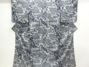 花唐草模様小紋着物